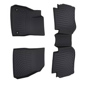 E6p539 Maxpeedingrods All-weather Tpe Floor Mats For Chevrolet Malibu 2016-2023 Black Car Carpet