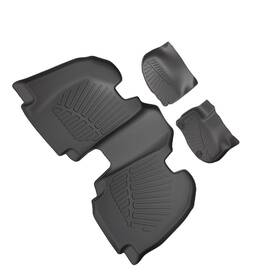 G4l0re Maxpeedingrods Floor Mats Liner For Honda Hr-v 2016-2022 Tpe Rubber Front And Rear Set Black