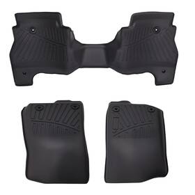 Geifw2 Maxpeedingrods All-weather Floor Mats Set For Jeep Gladiator 2020-2024 2 Row Liner Waterproof
