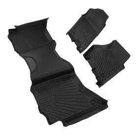 Gksy6d Maxpeedingrods 3x Floor Liner Mat Fit For Dodge Ram 1500 Classic Crew Cab 2019-2025 Rubber Tpe