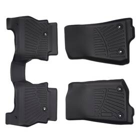 Hu9l3k Maxpeedingrods Waterproof 3x Floor Mats Liner For Jeep Gladiator 2020-2023 2024 2 Row
