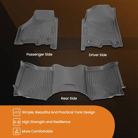 I4x2yq Maxpeedingrods Floor Mats Liner For Dodge Ram 1500 Classic Crew Cab 2019-2025 1st 2nd Row