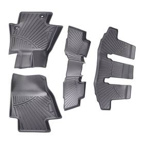 I5v8he Maxpeedingrods Anti-slip Floor Mats Set For Toyota Highlander 2020-2025 7 Seats Rubber New