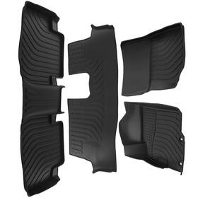 I60zss Maxpeedingrods Black Floor Mat Set For Mitsubishi Outlander 2014-2021 Tpe Rubber Waterproof