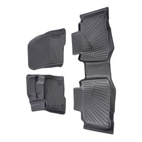 I9hev6 Maxpeedingrods Floor Mats Liners Black Tpe Fit For Ford Edge 2015-2025 All-weather 3pcs