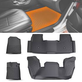Maxpeedingrods Iv8z6p Carpet Floor Mats For Honda Pilot 2023-2025 Tpe Black Waterproof Car