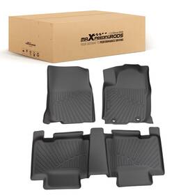J1p0lk Maxpeedingrods 3pc Tpe Carpet Floor Mats For Toyota Rav4 2013-2018 Front And Rear All Weather
