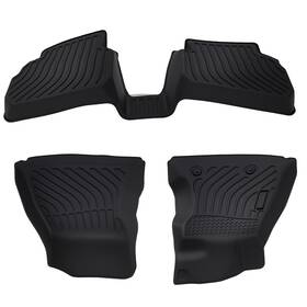 Maxpeedingrods Jdv0aw All Weather Floor Mat For Subaru Wrx 2022-2024 Black Tpe Car Carpet Liners