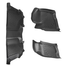 Jdz1cb Maxpeedingrods Floor Carpet Mat Liners For Chevrolet Silverado Gmc Sierra 2019-2025 Waterproof