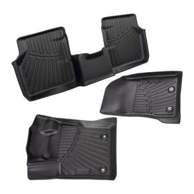 Maxpeedingrods Ke01b7 Front Floor Mats And Rear Mat For Jeep Compass 2017 2018-2025 Left Right