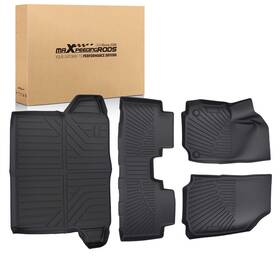 Kto34r Maxpeedingrods Carpet Floor Mats And Cargo Liner For Chevrolet Equinox 2018-2025 Tpe Waterproof