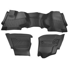 L1f92k Maxpeedingrods All Weather Floor Mats For Gmc Sierra Denali 1500 2014-2018 Liners Tpe