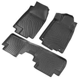 M1dqms Maxpeedingrods Black Anti-slip Floor Mats For Honda Cr-v 2012-2016 All Weather Tpe Car Carpet