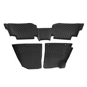 Maxpeedingrods Muo1al Carpet Floor Mats Fit For Hyundai Kona 2018-2023 Tpe Black Waterproof Front Rear