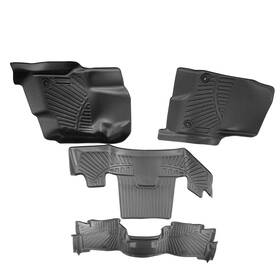 Oqfe9m Maxpeedingrods Floor Mats Liner Set All-weather For Ford Expedition Max 2018-2024 Anti-slip