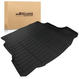 Pgr1b8 Maxpeedingrods All-weather Cargo Liner For Honda Civic Hatchback 2017-2021 Black Non-slip Tpe