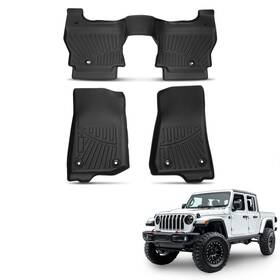 Pt2vyh Maxpeedingrods All Weather Floor Mats Liner For Jeep Gladiator 2020-2025 1st And 2nd Row