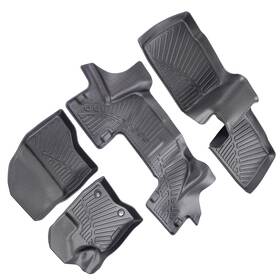 Rhs2j5 Maxpeedingrods Tpe Floor Mat Liners Waterproof For Ford Explorer 2017- 2019 All Weather