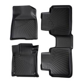 Tb5xkh Maxpeedingrods Front And Rear Floor Mats Rows Black For Honda Accord Sedan 2018 2019-2022 Rubber