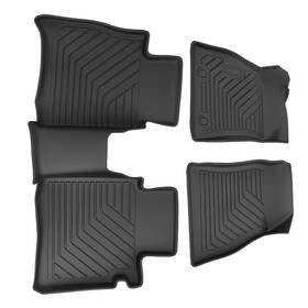Tsi3gj Maxpeedingrods Car Carpet Floor Mats For Nissan Sentra 2013-2019 Tpe Waterproof Anti-slip
