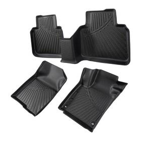 Xd4ceg Maxpeedingrods 3pcs Floor Mat Set For Honda Accord Sedan 2018 2019-2022 All Weather Black