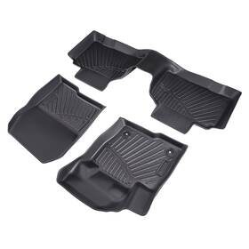 Xhf2am Maxpeedingrods Floor Mats Liners Unique Black Tpe Fit For Ford Edge All-weather 2015-2023 2024