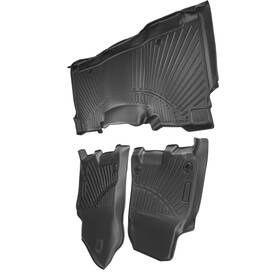 Xr3jz2 Maxpeedingrods Floor Mats Liner For Dodge Ram 1500 Crew Cab 2019 2020-2024 All-weather