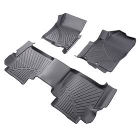 Yeuo4s Maxpeedingrods Tpe Floor Mat Liners For Nissan Frontier Crew Cab 2022-2024 1st And 2nd Row