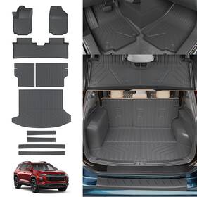 Maxzina 702602879786 Floor Mats For 2025 2026 Chevrolet Equinox Gmc Terrain No Ev Trunk Mat