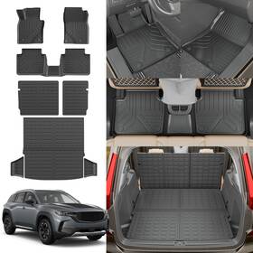 Cx-50 Maxzina 702602880195 Floor Mats For 2023 2024 2025 Mazda Cx50 Cargo Mat Trunk Accessories