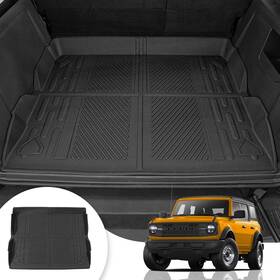 Maxzina 792119465053 Cargo Mat Compatible With 2021 2022 2023 2024 2025 Ford Bronco Trunk All-