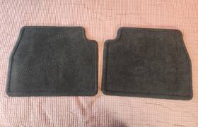 0000-89-h04 Mazda Used 2002-2007 6 Rear Floor Mats Rug Carpet Black Oem 000089h04