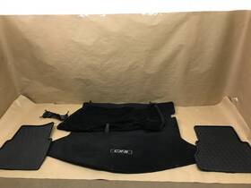 0000-89-r22 Mazda Mint Logo 2017-2020 Cx-5 Black Carpeted Rear Trunk Cargo Net Mat Oem