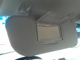 268-10275al Mazda Driver Left Sun Visor Without Sunroof With Mirror Fits 04-09 3 77112