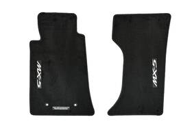 65467 Mazda 2006-2015 Mx-5 Miata Floor Mats Set Of 2 Front Black Carpeted Oem