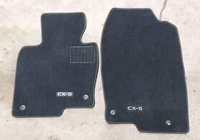 Kbg6-68g30 Mazda Oem 2017 2018 2019 2020 2021 Cx-5 Black Carpet Front Floor Mats Set Of 2