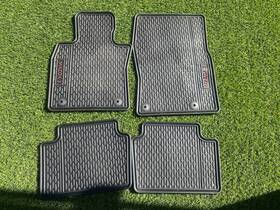 Maz032019 Mazda Car Floor Mats Set Of All Weather Oem 3 2019 To 2025 Red Logo