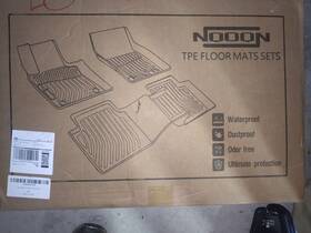 X004126uq5 Mazda Nqoqn 2025 Black Cx-70 All-weather Floor Mats Set Of 4