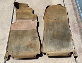 1236840130 Mercedes-benz W123 240d 300d Oem Genuine Drivers Floor Mat Foam Carpet