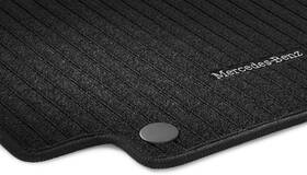 167-680-89-04-9g32 Mercedes-benz Genuine Rep Floor Mats Classic - 2-piece Black