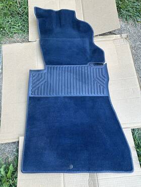 2016840130 Mercedes-benz W201 190e Front Left Right Oem Floor Carpet Mat Set Blue Local Pick