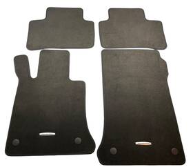 2046806148 Mercedes-benz 2010-2015 X204 Glk Class Charcoal Carpet Front Rear Floor Mats Oem