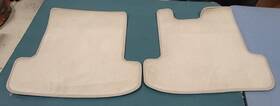 2076840203 Mercedes-benz E Coupe Rear Floor Mat Set Tan Beige 2pc