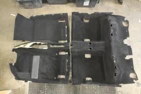 222.mb1d16 Mercedes-benz 2014 2015 2016 2017 Cla250 C117 Front Rear Cabin Carpet Black