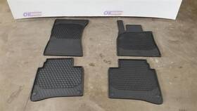 222.mb1q17 Mercedes-benz 17 2017 S550 Front Rear Rubber Floor Mat Set Black