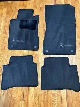 4134 Mercedes-benz 2005-2006 W211 E320 E55 E500 Floor Mat Original Black Full Set