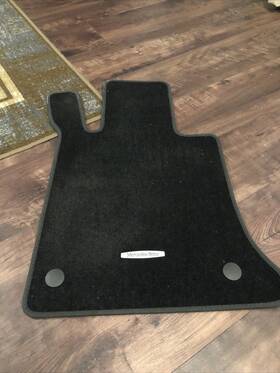 A2046806148 Mercedes-benz Black Carpet Front Floor Mat A204 680 06 148 9f95 Original Drivers