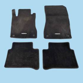 A2116803348 Mercedes-benz Carpet Floor Mats Set Black Oem 03-09 W211 E320 E350 E500 E550