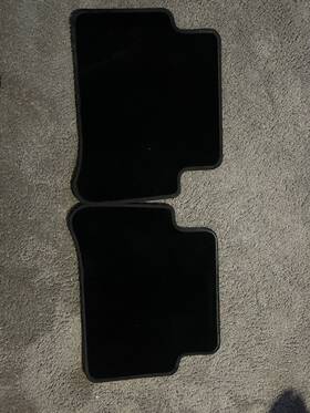 A2126840303 Mercedes-benz Rear Black Floor Mats Genuine W212 2009-2016 A2126840303 Mercedes-benz Rear Black Floor Mats Genuine W212 2009-2016