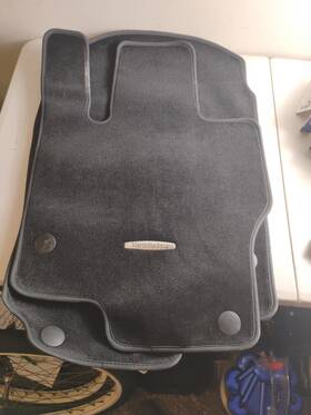 A222-680-69-02-8s84 Mercedes-benz Genuine S-class W222 Lwb Floor Mat Set - Black Oem 14-20